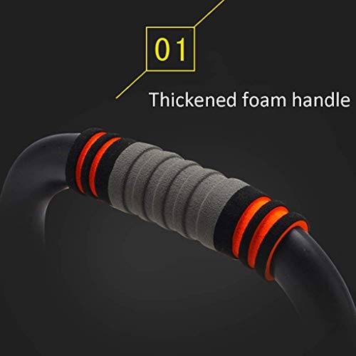 Bars Home Gym or Outdoor Workout Pushup Grips for Men and Women Soft Foam Grip and Non-Slip Sturdy Structure Use as Travel Push Up Handles for Floor