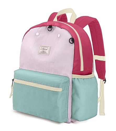 atgark Toddler Backpack for Boys 2-5: Preschool Kindergarten 13" Daycare Backpacks Fit A4 Folder - color: Cherry, style: Ages 2-5 (13" H Fit A4 Folder)