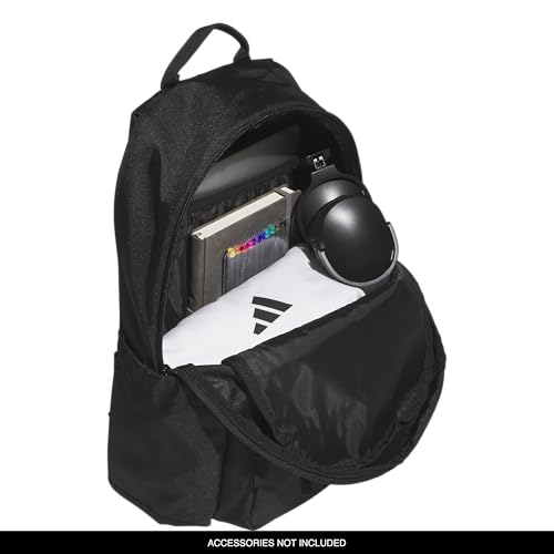 adidas Lineage Backpack for Laptop, School and Travel, 22L, Black, OSFA - color: Black