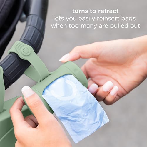 Ubbi On-the-Go Diapering Gift Set, Includes Changing Mat and Bag, Wipes Dispenser, Pacifier Holder and Bag Dispenser, Newborn Essentials, Sage - size: One Size, style: Sage Diaper Gift Set