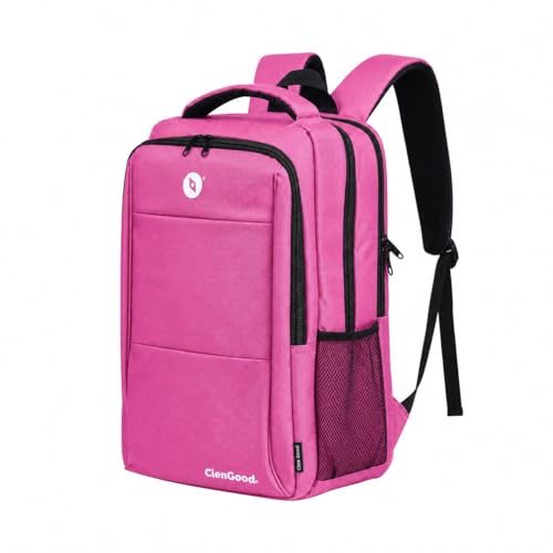 Laptop Backpack for Men Women, 15.6 Inch Computer Bag, Work Business Travel Backpack with Multiple Compartments, Water Resistant for School, Office and Daily Commute with Water Bottle Holder - color: 1-pink