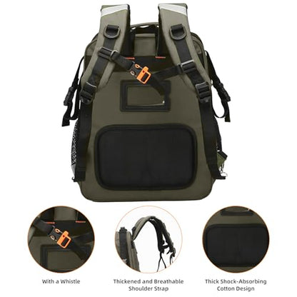 Madical Bag Empty First Aid Bag First Responder Trauma Backpack,Medical Backpack,Medical Emergency Kits Storage for EMT, EMS - color: Green