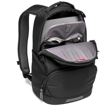 Manfrotto Advanced Active III Camera and Laptop Backpack, for Reflex/Mirrorless Camera with Lenses, Interchangeable Padded Dividers and Tripod Attachment - style: Travel Backpacks