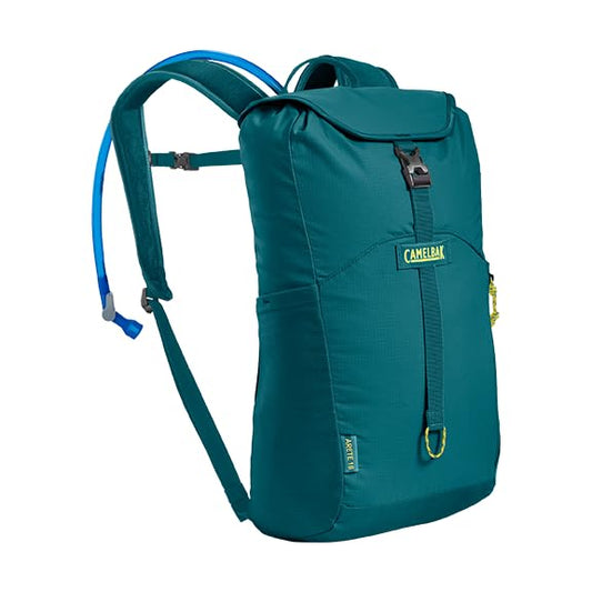 CamelBak Arete 18 Hydration Pack Backpack with 50oz Crux Reservoir, Ultralight Hiking Daypack - color: Deep Teal