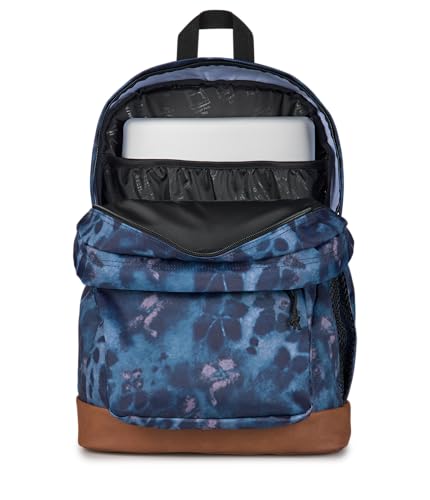 JanSport Cool Backpack with 15-inch Laptop Sleeve, Large Computer Bag Rucksack with 2 Compartments, Ergonomic Straps, Ghostly Florals - color: Ghostly Florals Navy/Purple/Pink