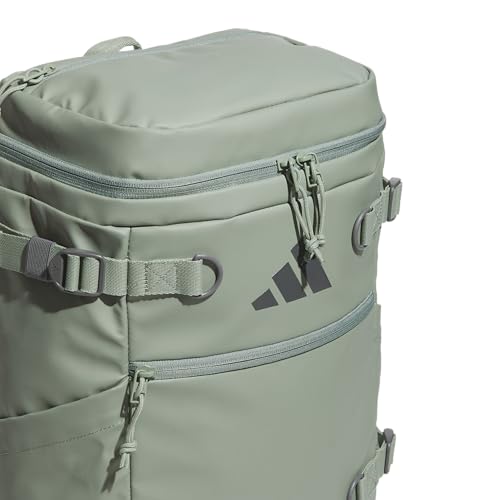 adidas Vista Top-Loading Backpack for Travel and Gym, 29L - color: Silver Green/Grey Six