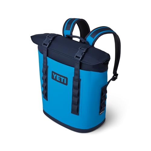 YETI Hopper M Series Backpack Soft Sided Coolers with MagShield Access - color: Big Wave Blue, size: M12