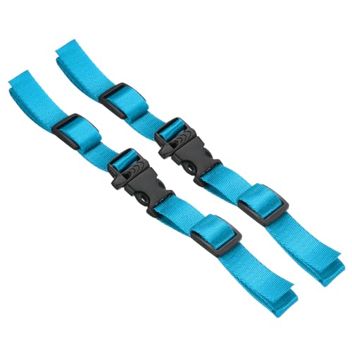 PATIKIL Backpack Belt Strap, 2 Pack Nylon Webbing Adjustable Replacement Waist Strap with Quick-Release Buckle for Pack Backpack Luggage Bags, Blue - color: Blue