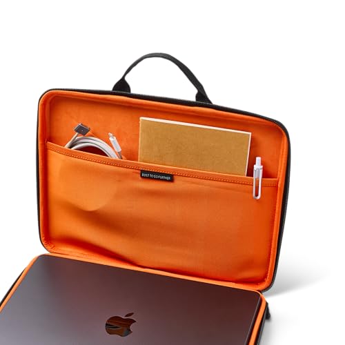UAG Laptop Sleeve Case, Medium Sleeve, Fits Up to 13-14" Laptop, Shockproof Protective Carrying Computer Bag with Carrying Handle and Interior Accessory Pocket, Black - size: Medium - Black