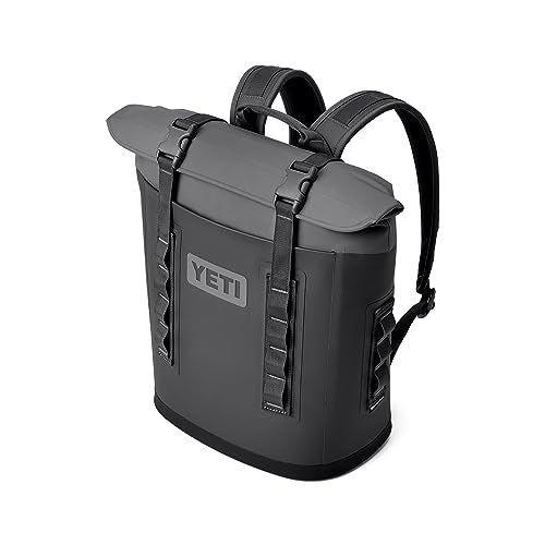 YETI Hopper M Series Backpack Soft Sided Coolers with MagShield Access - color: Charcoal, size: M12