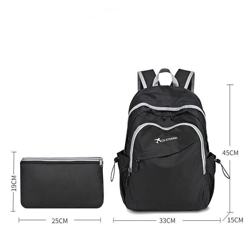 Geboldil Men's and women's leisure waterproof travel backpack. 25L. blue - color: Blue2