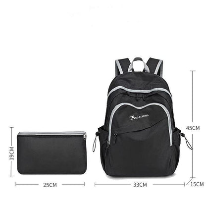Geboldil Men's and women's leisure waterproof travel backpack. 25L. blue - color: Blue2