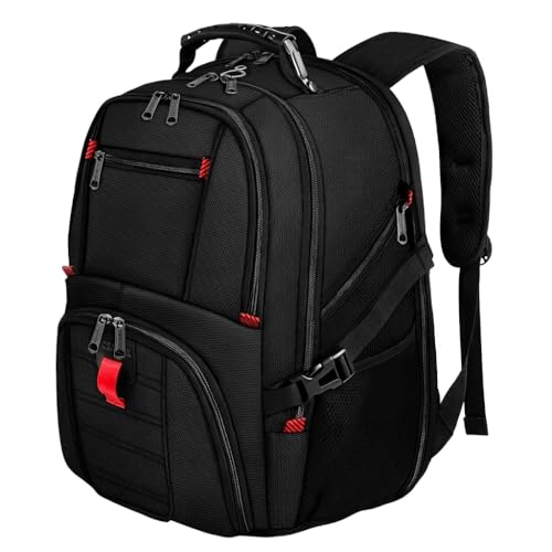 YOREPEK Large Backpack for Men, Extra Large Laptop Backpacks for Men Women, Water Resistant Travel Backpack Airline Approved Business Work Bag Fits 15.6 Inch Computer, Black - color: Black, size: 15.6 Inch
