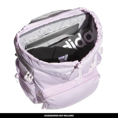 Saturday Sport Fashion Compact Small Size Backpack - color: Ice Lavender/White