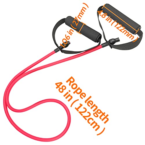 3PCS Resistance Bands with Handles Strength Bands Exercise Bands Set with Handles Elastic Bands Workout Bands for Working Out Strength Training Muscle Toning Door Anchor Workout