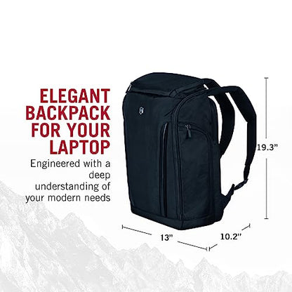 Victorinox Altmont Professional Fliptop Laptop Backpack - Tablet & Laptop Bag for Travel Accessories - Computer Backpack Includes Sleek Organizer - 26 Liters, Black