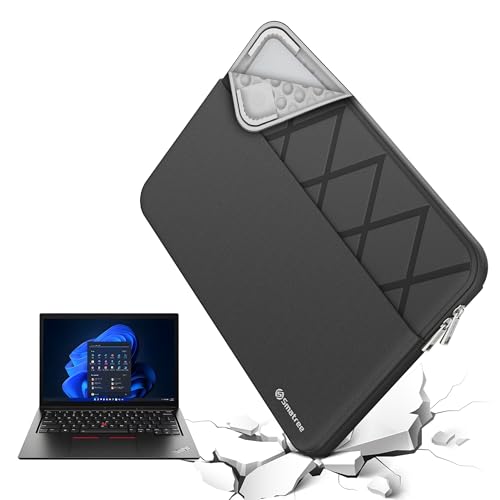 Smatree Laptop Sleeve for 13 inch Lenovo ThinkPad L13 Gen 4/L13 Gen 3/Yoga Gen4/Yoga Gen3 2-in-1,for 13.3 inch ThinkPad L13 2-in-1 Gen5,Case with Pocket(E453) - color: Elite-Black, size: for 13 inch ThinkPad L13 Gen 4/3(E453)
