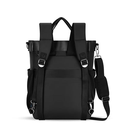 Sherpani Soleil, Anti Theft Convertible Backpack, 3 in 1 Tote, Crossbody Purse, 18L Travel Bag, Fits 13” Laptop (Carbon Pro) - color: Carbon - Pro