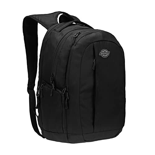 Dickies Laptop Backpack, Water Resistant College Computer Bag, Fits 15.6 Inch Notebook - color: Black