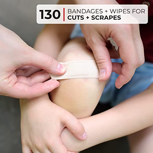 First Aid Kit – 291 Pieces of First Aid Supplies | Hospital Grade Medical Supplies for Emergency and Survival Situations | Ideal for Home, Car, Trucks, Camping, Hiking, Travel, Sports, Pets, Hunting - style: 291 Piece - Grey