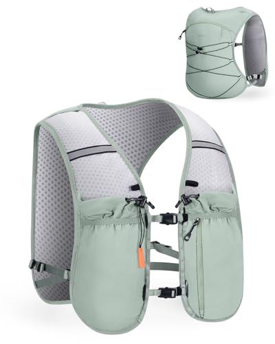 ECOHUB Running Hydration Vest Backpack, Lightweight Hydration Pack Bag Daypack for Hiking Cycling Marathon Backpack Vest for Women Men (No Bladder Included)