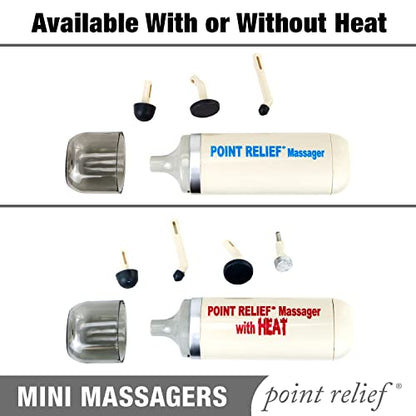 Point Relief 14-1050 Mini Massager for Handheld Targeted Massage Therapy Relieve Muscle Pain