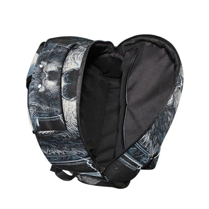 susiyo Custom Name Backpack Personalized School Bookbag Moon and Wolf Lightweight College Back Pack Travel Camping Casual Daypack for Teens Girls Boys Women Men - color: Custom Wolf