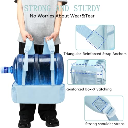 Clear Backpack for School,18 Inch Extra Large Heavy Duty Bookbag for Girls and Boys,Durable See Through PVC Transparent School Backpack forTravel(Blue) - color: Blue