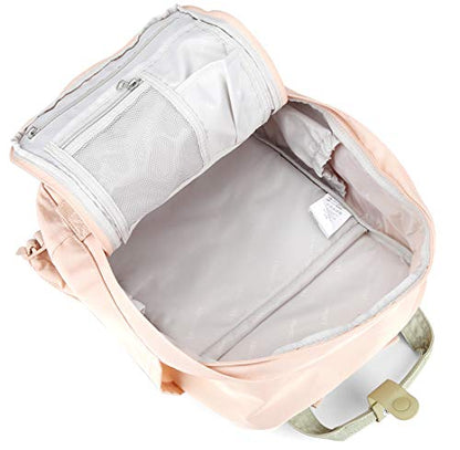 Himawari School Waterproof Backpack 14.9 inch College Vintage Travel Bag for Women and Men,14 inch Laptop for Student (HIM 200-02#)