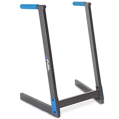 Fuel Pureformance Dip Station | Bodyweight Training | Multiple Options - color: Black/Blue