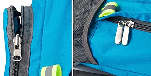 Backpack Packable Foldable Ultra Lightweight Water Resistant Durable Camping Travel Hiking Daypack for Men Women (Blue) - color: Blue