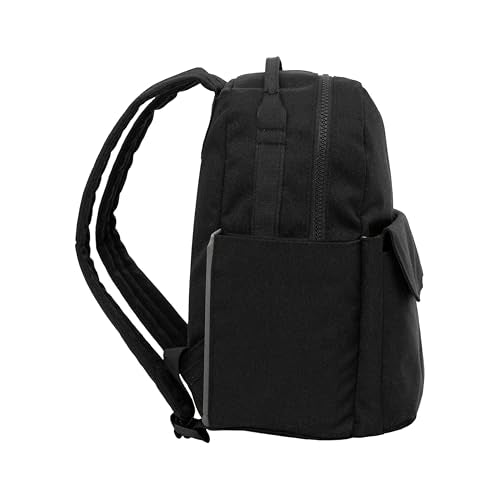 RED ROVR Mini Roo Lightweight Backpack | 6 pockets for everyday essentials (Black) - color: Black