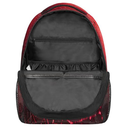 Spiders Web Laptop Backpack for Women 17 inch Backpacks Lightweight Computer Bag Rucksack Casual Daypack Work Travel - color: Multicolor-1