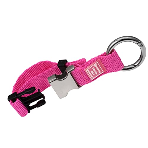 2PCS Heavy Duty Add a Bag Luggage Strap Jacket Gripper,Carry-on Baggage Suitcase Straps Belts Travel Accessories (Rose Red) - color: Rose Red