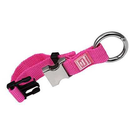 2PCS Heavy Duty Add a Bag Luggage Strap Jacket Gripper,Carry-on Baggage Suitcase Straps Belts Travel Accessories (Rose Red) - color: Rose Red
