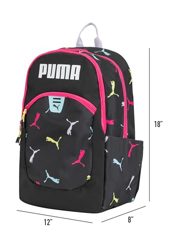 PUMA Rally 300 Backpack, Black/Bright, OS - color: Black/Knockout Pink