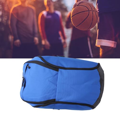 Basketball Backpack with Laptop Compartment, Large Capacity, Wet and Dry Segregation, Water, Lightweight Sports Backpack for Exercise Supplies and Daily Commute - color: Blue