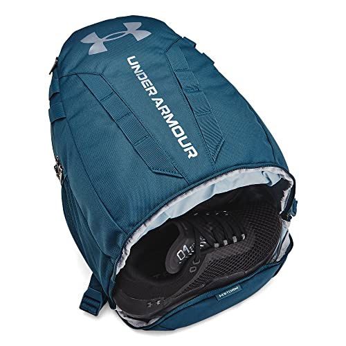 Under Armour Unisex Hustle 5.0 Backpack - color: (414) Static Blue / Static Blue / Metallic Harbor Blue