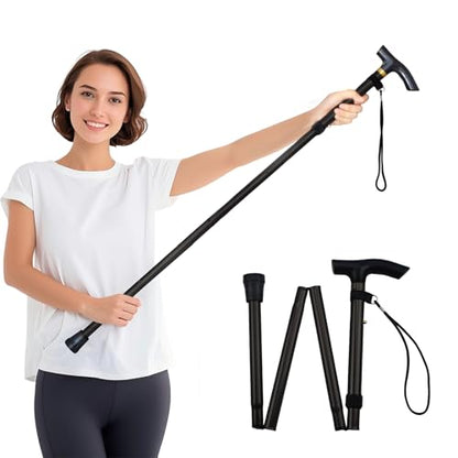 Shoulder Pulley for Physical Therapy, Foldable Shoulder Wand Rotator Cuff Rehab – Portable & Shoulder Reliever with Hook, Lightweight Stretching Tool – Durable Shoulder Exercise Equipment (Black) - color: Black