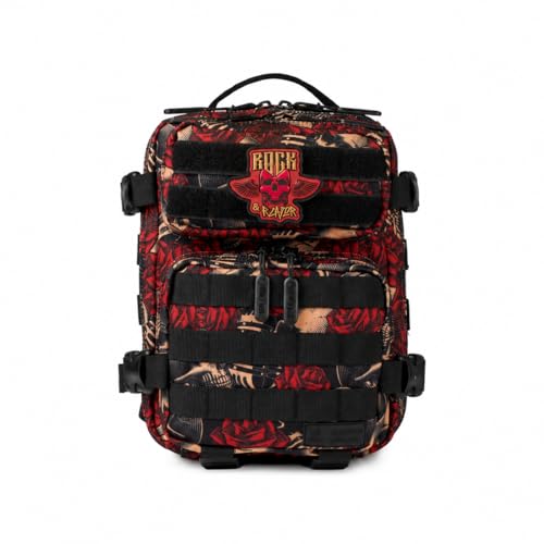 WOLFpak 9L Mini Tactical Backpack (Rock & Reaper) | Compact, Small Everyday Carry Bag for Gym, School, Travel | Durable, Water-Resistant Daypack with Molle System and Patch Panel - color: Rock & Reaper