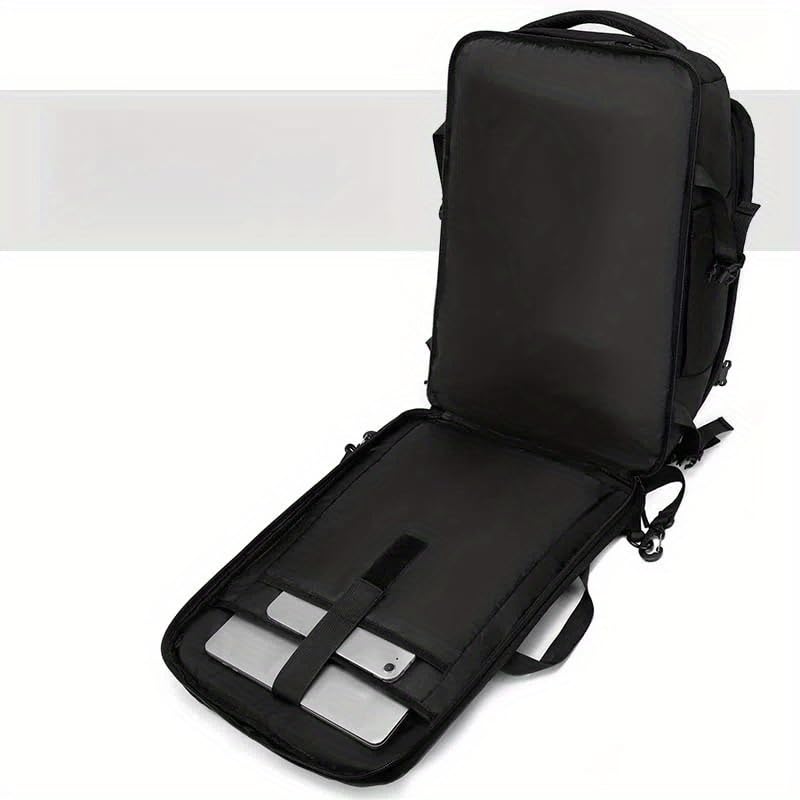 Kamlui Laptop Backpack for Men 17-inch Travel- Computer Case Laptop Bag Large Capacity Business Weekender Satchel Purse Fashion Black - color: Black-500