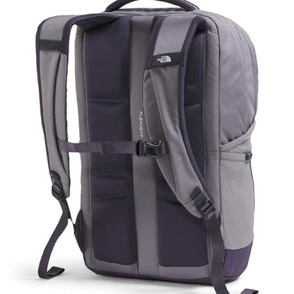 The North Face Lichen Daypack - Everyday Commuter Backpack, Laptop Sleeve, Water Bottle Pockets, Center Front Pouch, Transcendent Grey/Endless Dusk, One Size - color: Transcendent Grey/Endless Dusk