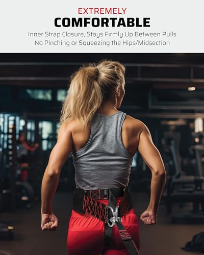 THEFITGUY Ultimate Cable and Sled Training Bundle: Multi-Attachment Belt & Sled Pulling Belt