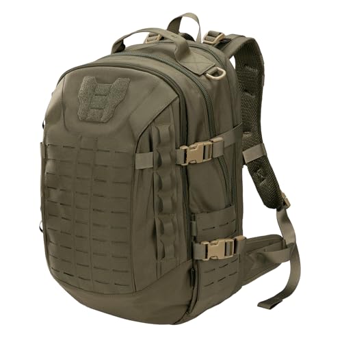 EXCELLENT ELITE SPANKER 40L Tactical Military Backpack for Men and Women Large Rucksack Assault Pack Bag for Outdoor Camping, Hiking(Ranger Green) - color: Ranger Green