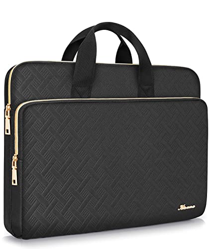 KIZUNA Laptop Sleeve Case 15.6 Inch Computer Carrying Handbag for 16" MacBook Pro M3 M1 M2 Max/15.6" Lenovo Legion 5/IdeaPad Gaming 3i/IdeaPad Flex 5i/Thinkbook 16+ /15.6" HP Envy x360 15/Dell XPS 15 - color: Black, size: 15-15.6 Inch / 16 Inch