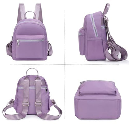 Etercycle Mini Backpack Purse for women, Small Backpack Purse, Shoulder Bag for Travel (Purple) - color: Purple