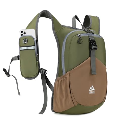 15L Small Hiking Backpack for Men Women Lightweight Packable Backpack Foldable Casual Daypack for Camping Travel Outdoor, Green - color: Green
