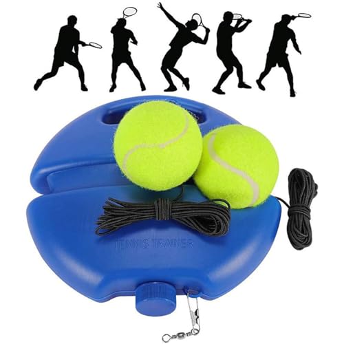 Tennis Trainer Rebounds Ball Set Self-Practice Rebounds Trainer Portable Training Equipment Single Tennis Training Equipment for Self-pracitce