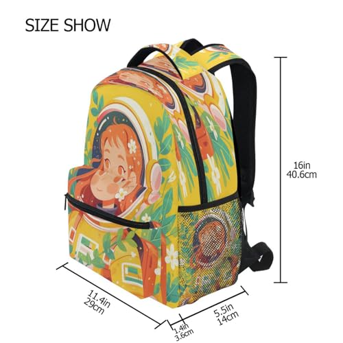 Cute Backpack for Men and Women Fashion Personal Backpack with Chest Strap for Travel Trip Squash (summer) Style - color: Multicolor06