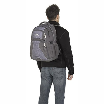 High Sierra Swerve Laptop Backpack, Slate/Woolly Weave, One Size - color: Slate/Woolly Weave